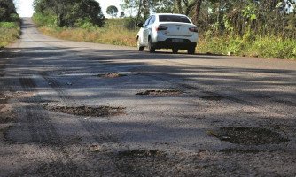 Prefeito de Araputanga pede autorização à Justiça para tapar buracos em rodovia
