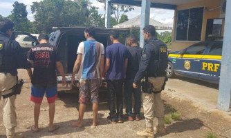 Presos 08 ladrões pelo assalto a agência do Banco do Brasil em Mirassol D’Oeste