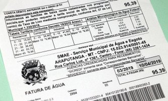 Prefeito de Araputanga aplica aumento de 45% na conta de água e inclui taxa de coleta de lixo