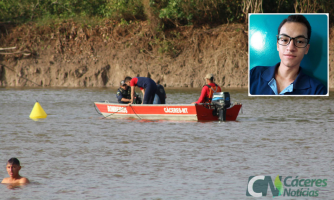 Morador de Araputanga de 18 anos, some nas águas do rio Paraguai em Cáceres