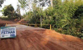 Prefeitura de Indiavaí constrói ponte mista metálica e concreto com recursos próprios e Fethab