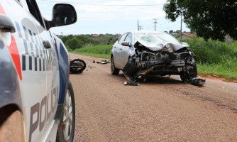 Mulher morre vítima de acidente na MT-175 saída de Araputanga para Reserva do Cabaçal