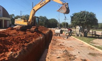 Prefeitura inicia obra de drenagem para pavimentação asfáltica em Reserva do Cabaçal