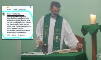Padre cria polêmica em rede social ao afirmar que menina de dez anos “gosta de dar”