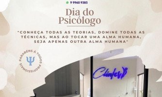 27 de agosto, Dia do Psicólogo, a CLINFER presta sua homenagem a todos os profissionais