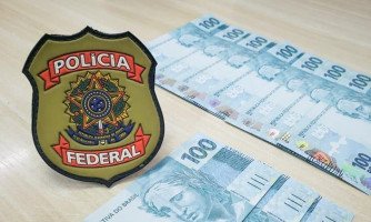 Polícia Federal realiza apreensão de notas falsas enviadas pelo Correios