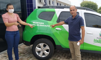 Prefeitura de Indiavaí realiza entrega de veículo para Secretaria de Educação