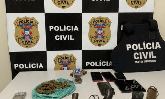 Polícia Civil prende integrantes de associação criminosa e apreende armas de fogo, drogas e munições