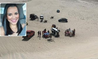 Turista de Cáceres morre e 6 pessoas ficam feridas em acidente com carro em duna no Ceará