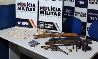 Polícia Militar prende três suspeitos por tentativa de homicídio em Cáceres