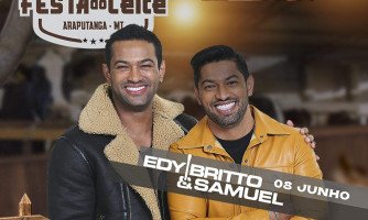 Edy Britto & Samuel prometem agitar Araputanga em show imperdível na 3ª Festa do Leite