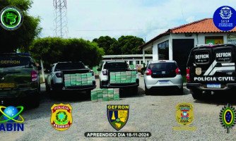 GEFRON apreende veículo que saiu de Mirassol D’Oeste com 150 tabletes de cocaína