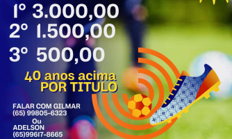 Prefeitura de Indiavaí realiza a Copa Quarentinha de Futebol Society com premiação de cinco mil reais