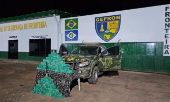 Gefron frustra tráfico e apreende 101 kg de cocaína na divisa com a Bolívia