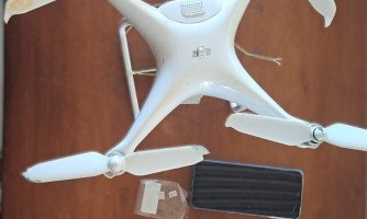 Polícia frustra entrega de celular por drone em presídio de Cáceres