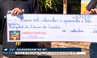 Alunos de Araputanga são destaque no MT1 após criarem 