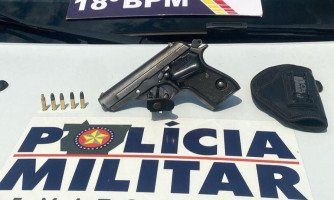 Homem é preso em MT por agressão a mulher e porte ilegal de arma de fogo