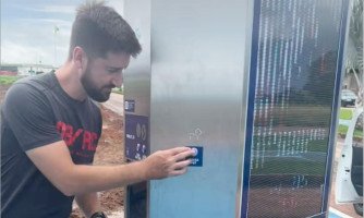 Bebedouro multiuso em espaço público  destaca Figueirópolis d´Oeste nas redes sociais