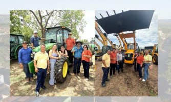 Reserva do Cabaçal recebe trator e retroescavadeira do Ministério da Agricultura