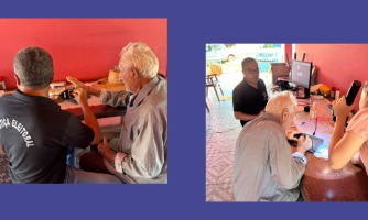 Casal de idosos é atendido em domicílio pela Justiça Eleitoral em Glória D’Oeste