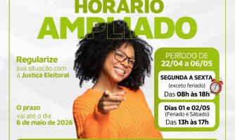 Justiça Eleitoral amplia horário de atendimento para regularização do título em Mato Grosso