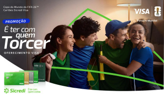 Sicredi e Visa realizam promoção para a Copa do Mundo da FIFA™