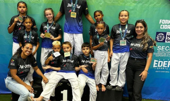 Reserva do Cabaçal brilha no Estadual de Jiu-Jitsu com nove pódios