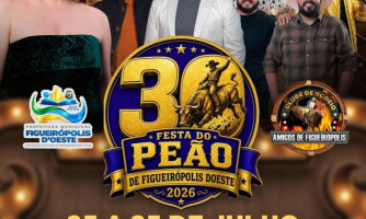 Figueirópolis d’Oeste abre nesta quinta-feira a 30ª edição da Festa do Peão