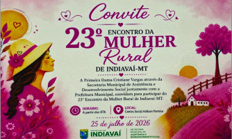Presidente da Assembleia Legislativa participa do 23º Encontro da Mulher Rural neste sábado