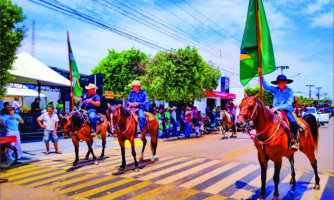 Cavalgada e Queima do Alho movimentam Glória D’Oeste e Reserva do Cabaçal neste domingo