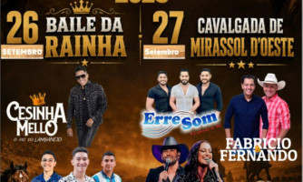 Mirassol d’Oeste anuncia Cavalgada e Baile da Rainha 2026