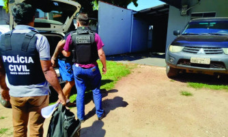 Polícia Civil cumpre mandado e prende investigado de 37 anos em Reserva do Cabaçal