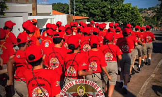 Bombeiros do Futuro de Figueirópolis D’Oeste visitam Delegacia de Polícia Civil em Jauru