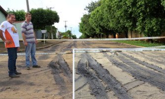 Vândalos continuam destruindo obras de melhorias para a população de Araputanga