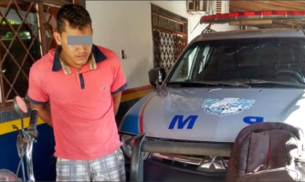 Jovem de Araputanga é preso em Quatro Marcos com 3kg de pasta base