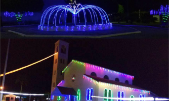 Prefeitura de Reserva do Cabaçal embeleza cidade com decoração de Natal