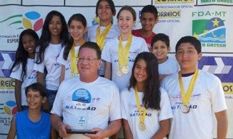 Atletas de Araputanga se tornam marco da Natação de Mato Grosso