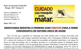 Boletim Epidemiológico 54 - Araputanga/MT