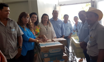 Produtos Lacbom são doados à Hospital do Câncer de Mato Grosso