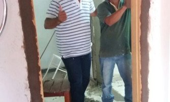 Vereador visita obras de melhorias na Unidade Descentralizada de Reabilitação