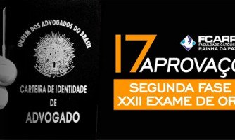 FCARP CONTABILIZA 17 APROVAÇÕES NA SEGUNDA FASE DO XXII EXAME DE ORDEM
